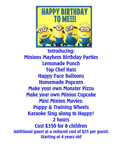 Minion-Birthday-party-flyer